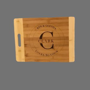 Custom Initial Cutting Board