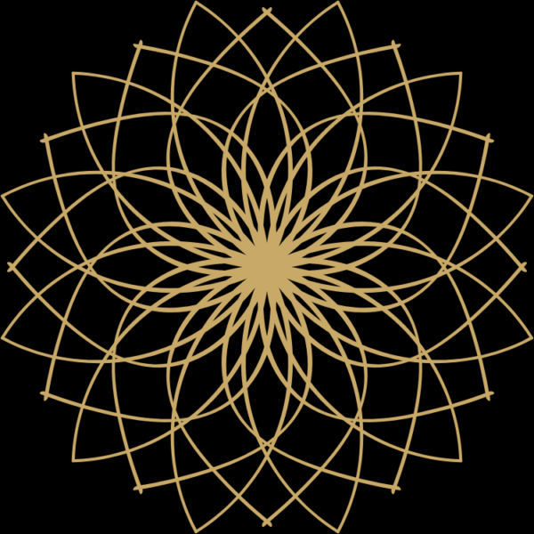 Disposable Coaster Gold Expanded Star