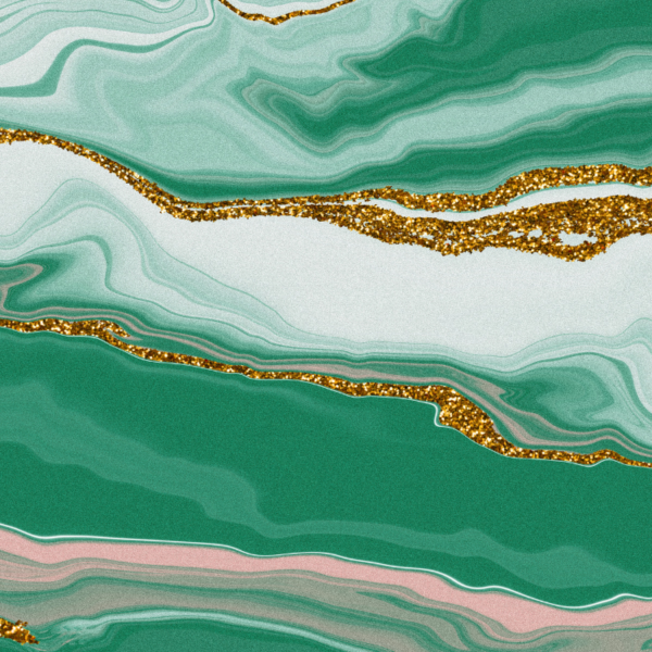 Disposable Coaster Green Marble