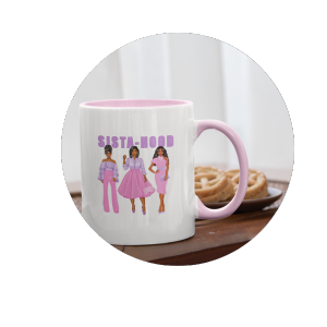Las Amigas Incorporated Sistahood Inverted Mug