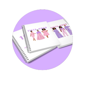 Las Amigas Incorporated Sistahood Notebooks Unlined