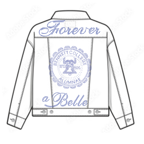 Forever a Belle Rhinestone & Pearls Denim Jacket
