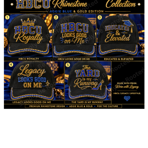 HBCU Royalty Rhinestone Headgear